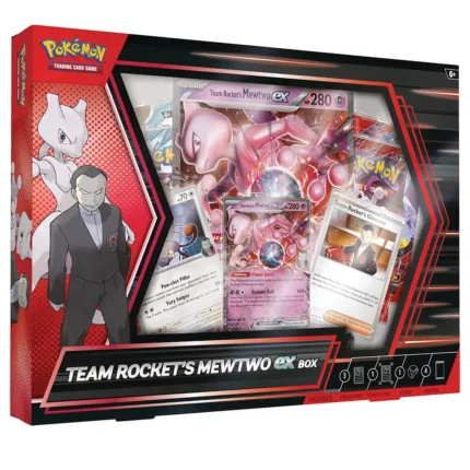 Team Rocket Mewtwo Ex Box en Español