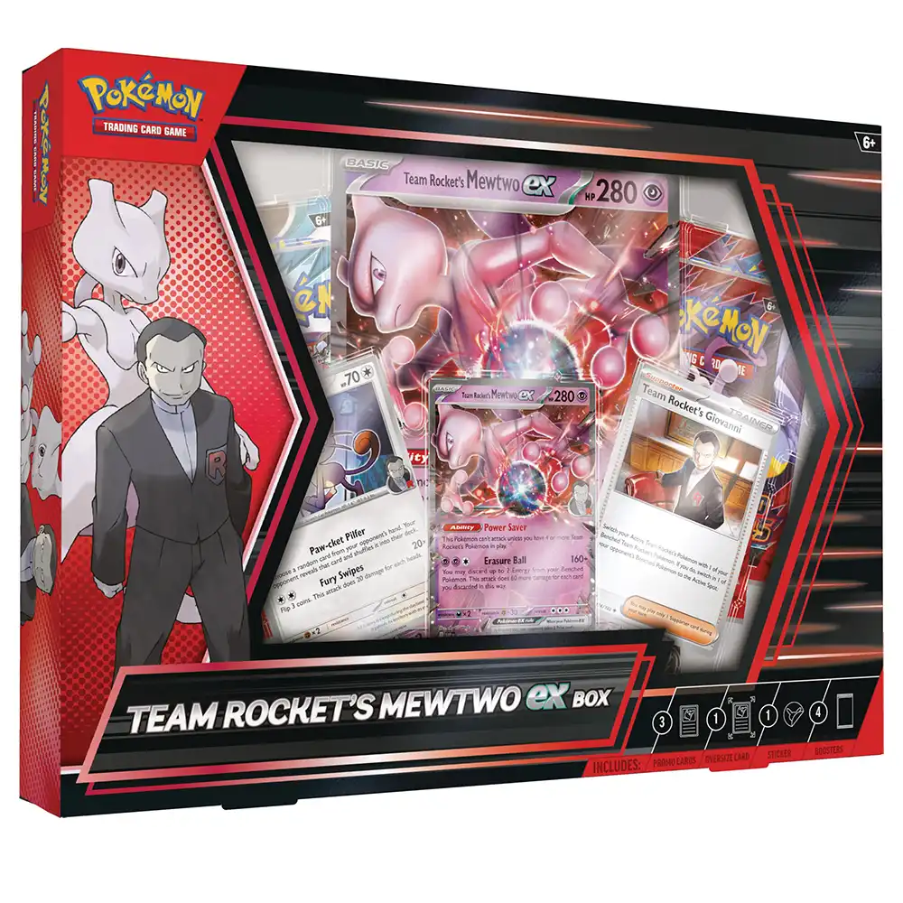 Team Rocket Mewtwo Ex Box en Español