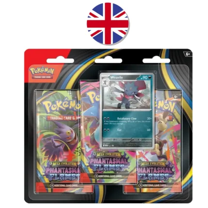 Blister de 3 sobres Llamas Fantasmales (Inglés)