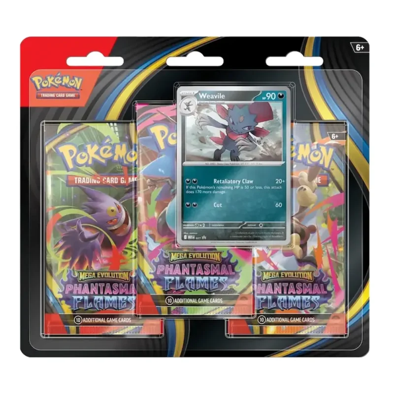 Blister de 3 sobres Llamas Fantasmales