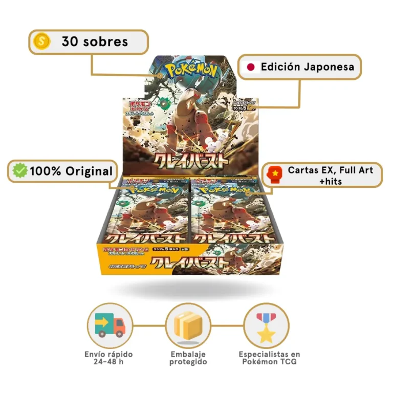 Booster Box Clay Burst Japonesa