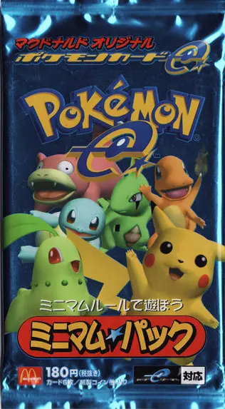 McDonald’s Pokémon-e Minimum Pack (Japón, 2002)